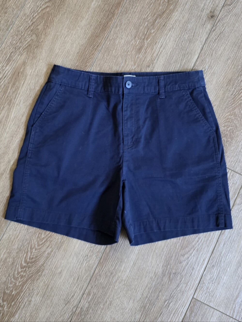 a new day Women's Navy Flat-Front Shorts
